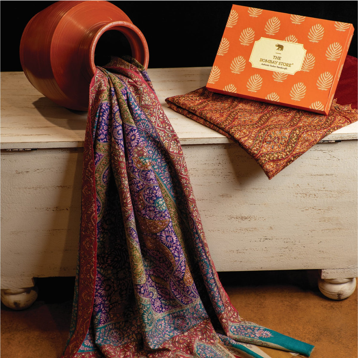 The Bombay Store Printed Scarf (Assorted Designs)