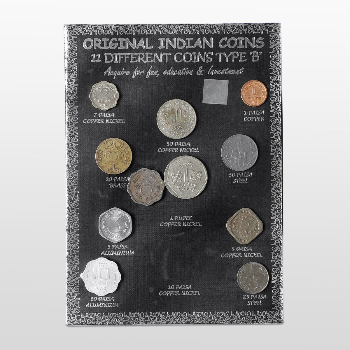 The Bombay Store 11 Different Original Indian Coins