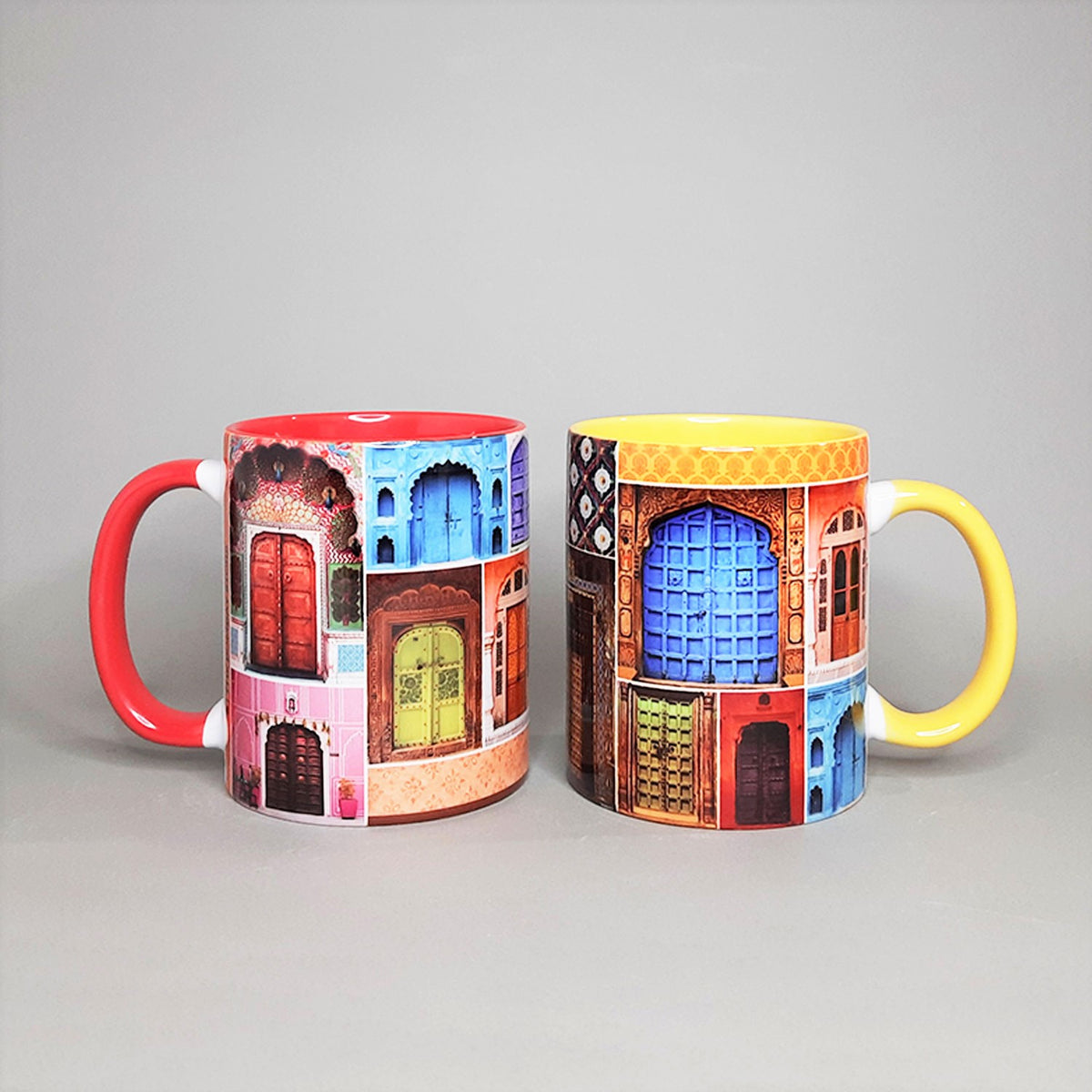 The Bombay Store Signature Elephant Coffee Mugs Set of 2 (300 ml each)