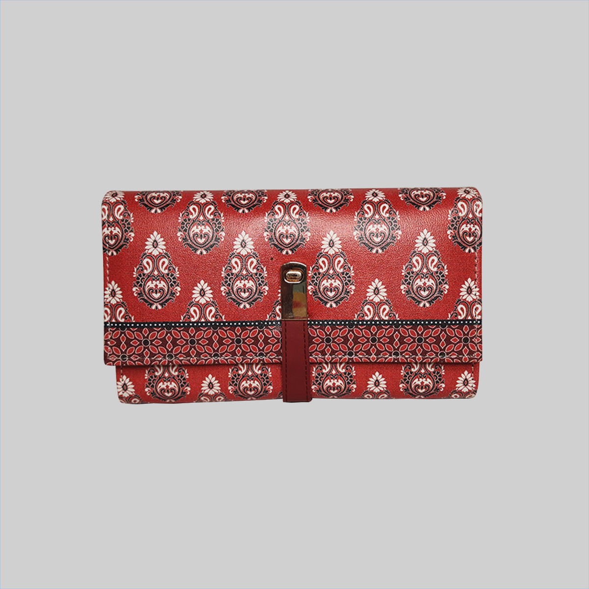 Navrang ~ Ajrakh Handcrafted Wallets ~ Beige