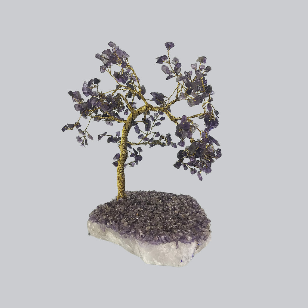 Amethyst Stone Tree 9 in