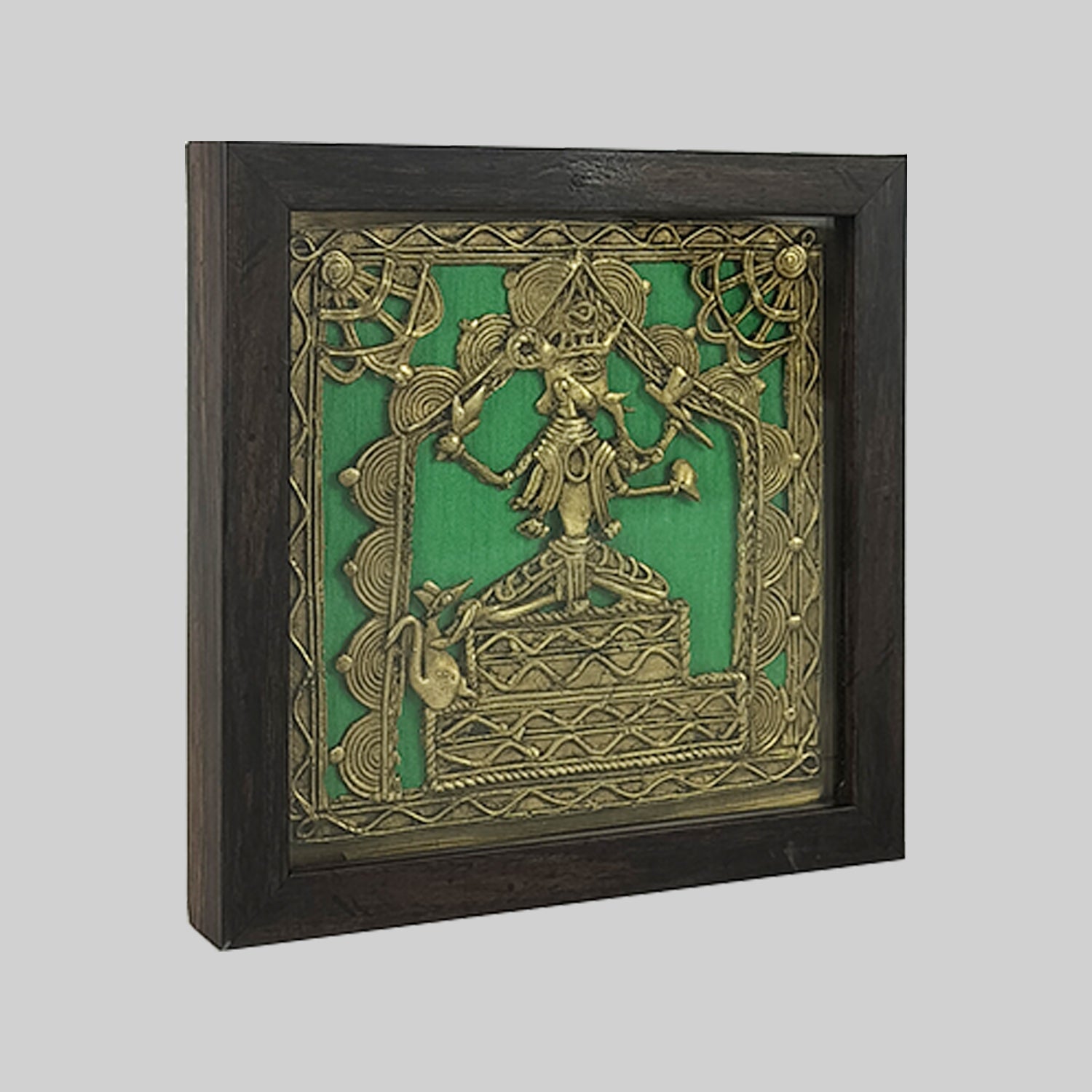 Bastar Frame The Bombay Store Bastar Art Ganesha Frame 6.5 in x 6.5 in