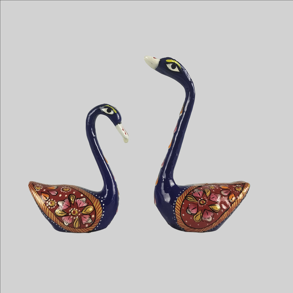 Metal Enamel Duck Pair 4 in x 5 in (S/2)