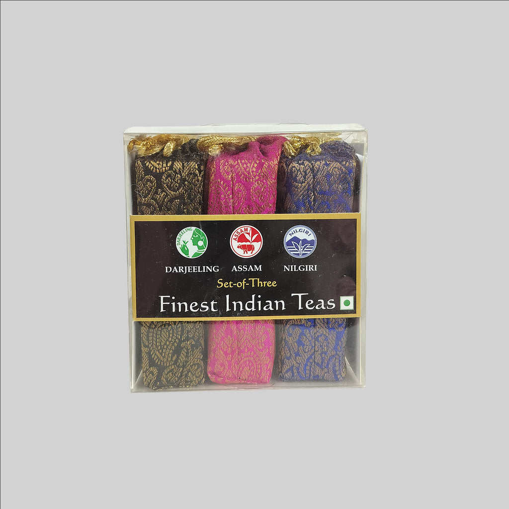 Brocade Tea Pouch 3 in 1 - Assam, Darjeeling & Nilgiri (3 x 50 g each)