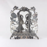 Load image into Gallery viewer, Silver Radhakrishna in Arch