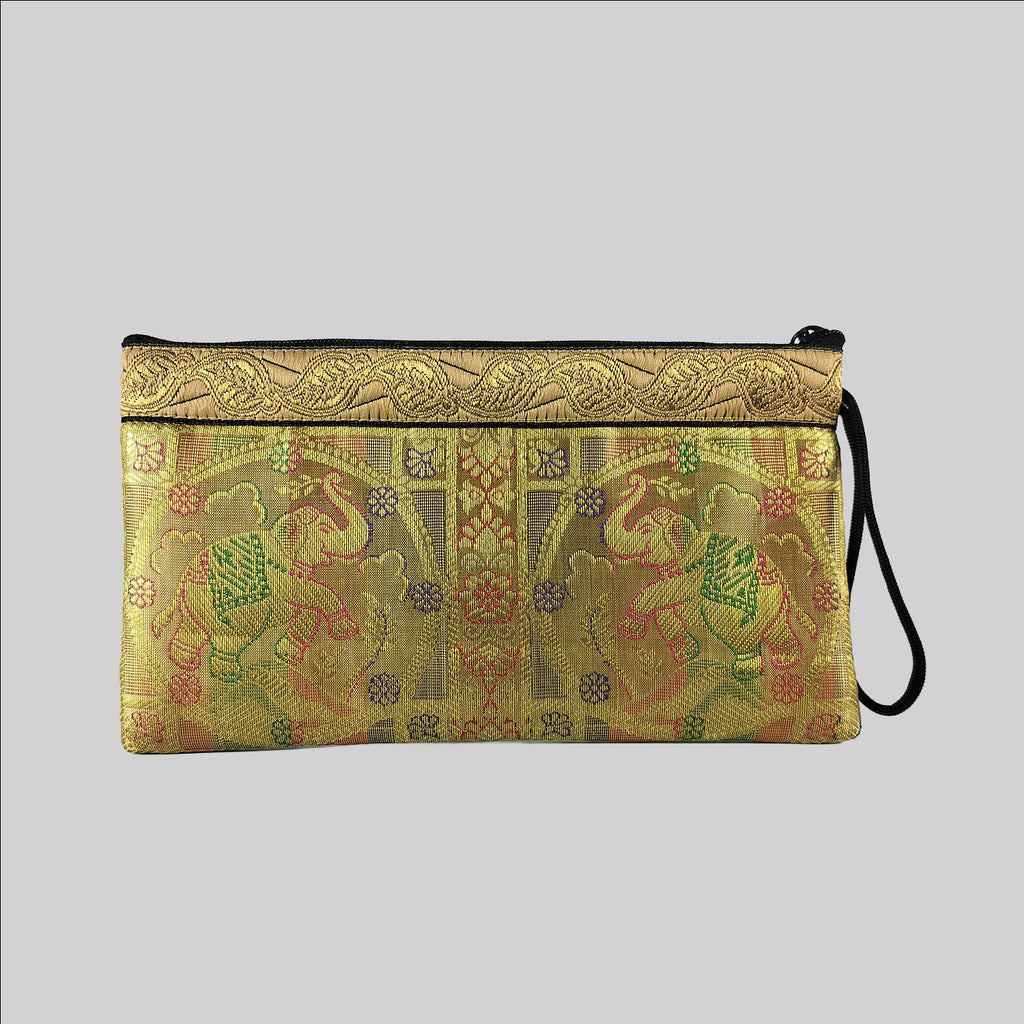 Banarasi Art Silk Pouch (Assorted Design)