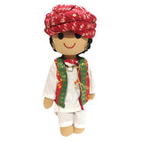 Load image into Gallery viewer, Khanna Rajasthani Male Doll 10 in (Assorted Colours)