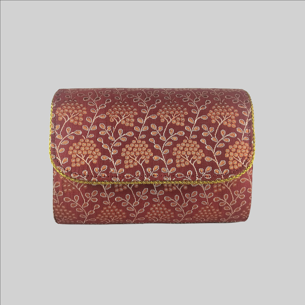 Banarasi Art Silk Brocade Sling Bag (Assorted Design)