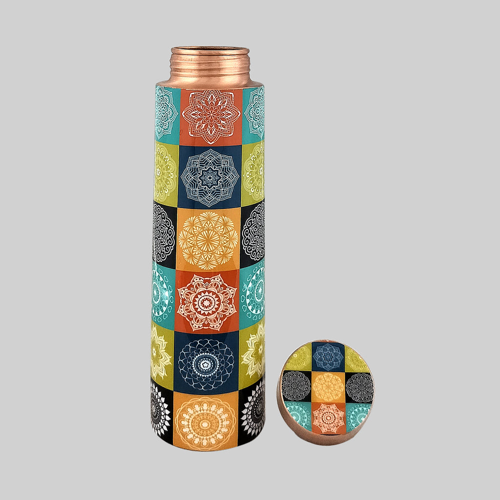 Mandala Tiles Copper Bottle 950 ml