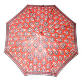गैलरी व्यूवर में इमेज लोड करें, Ajrakh Maroon Digital Printed Umbrella (Straight)