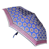 Load image into Gallery viewer, Ajrakh Indigo Digital Printed Umbrella (3-Fold)