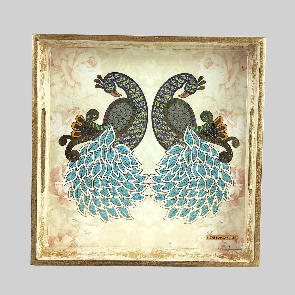 Regal Mayura Square Enamel Tray