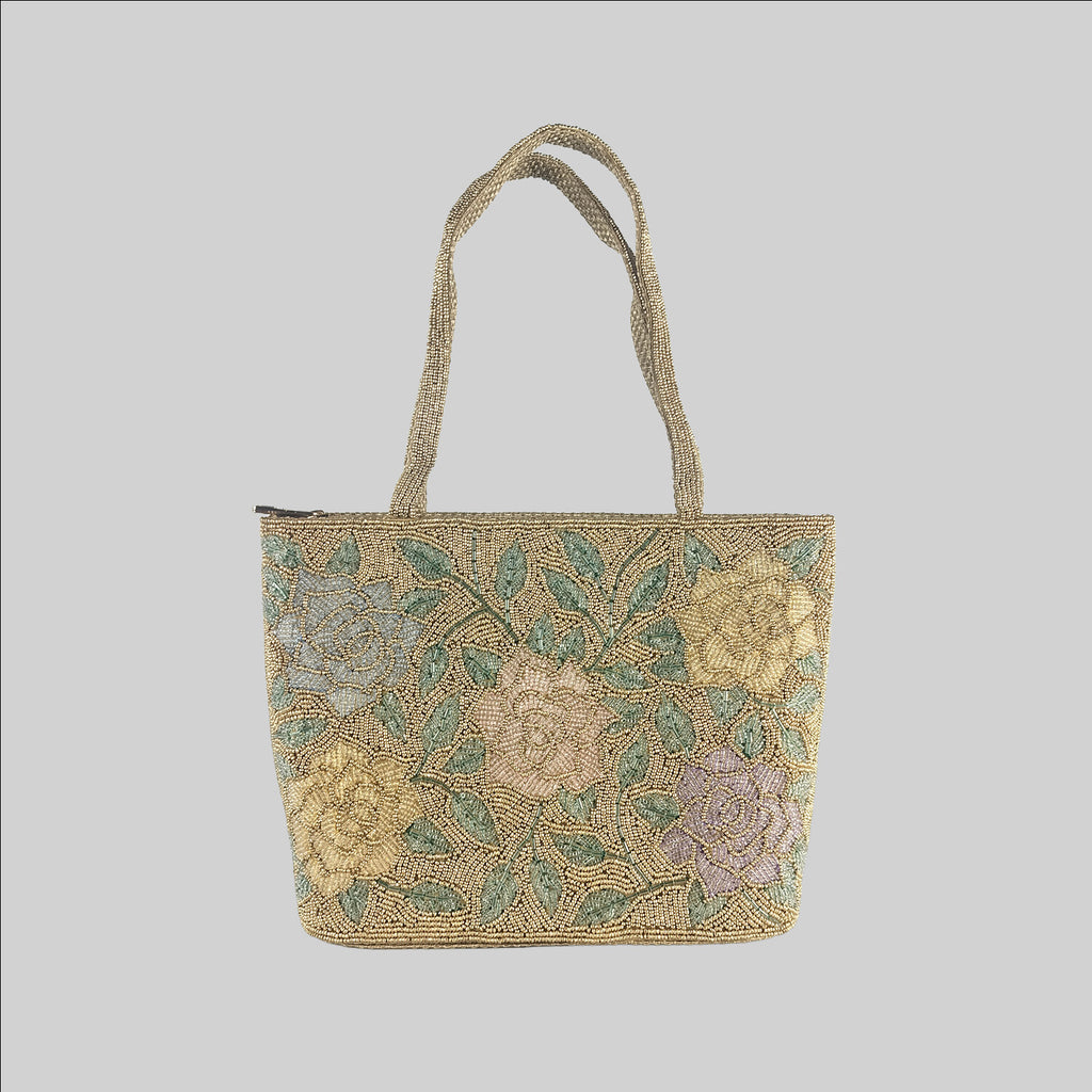 Rose Beaded Handbag