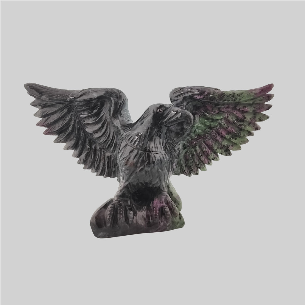 Ruby Zoisite Stone Eagle 5 in x 8 in