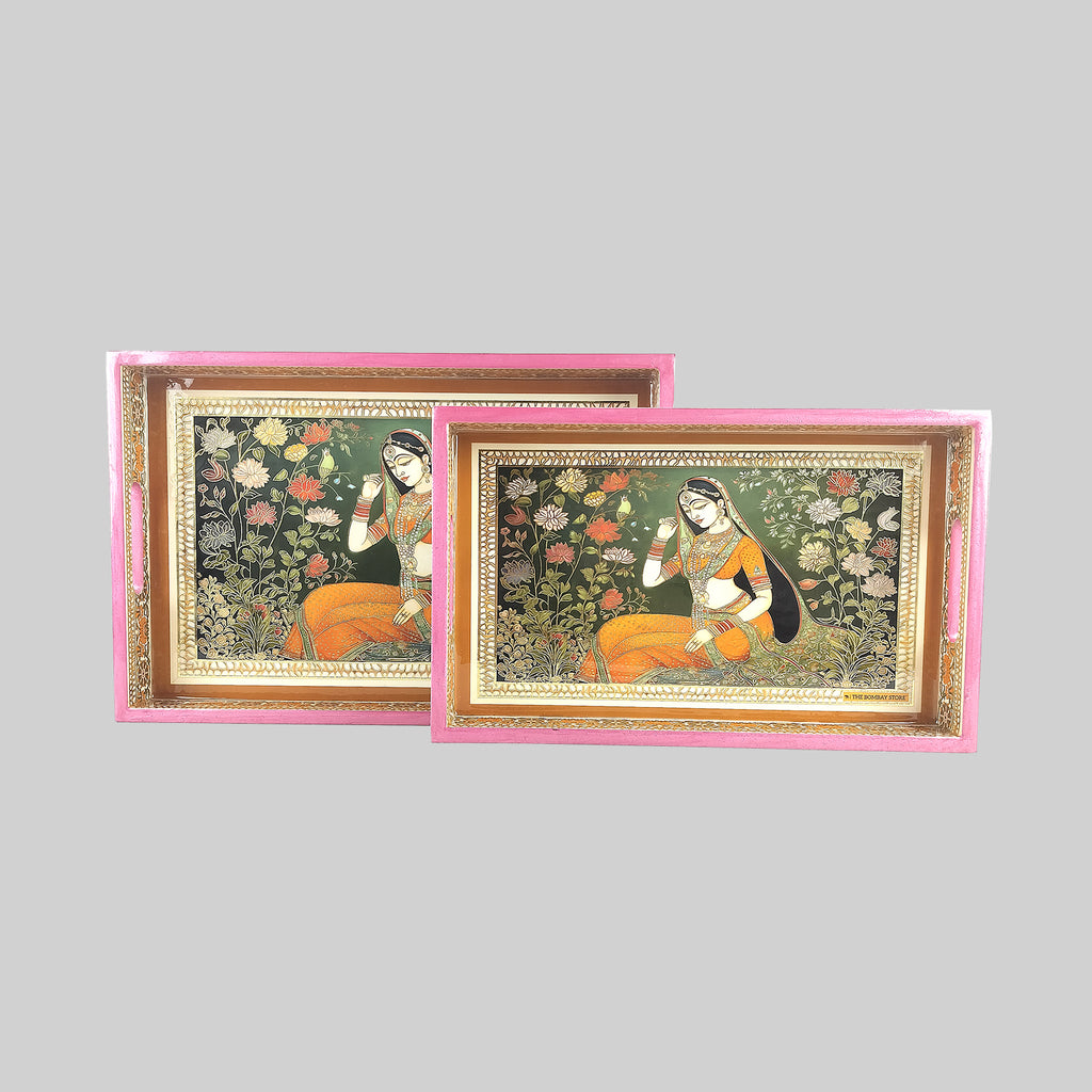 Bani Thani Tray with Gold Foiling (Set of 2)