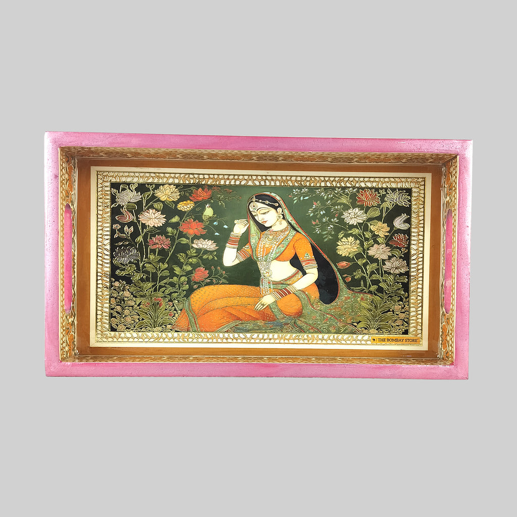 Bani Thani Small Tray with Gold Foiling