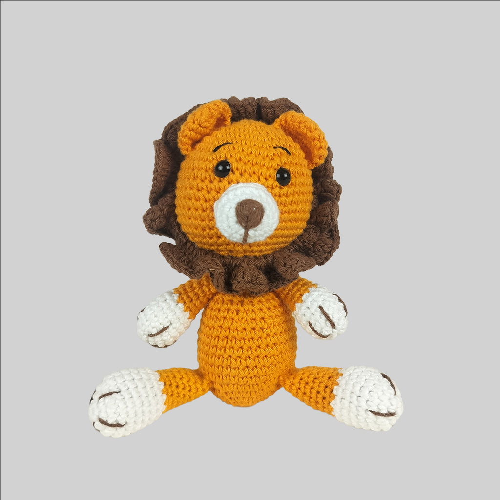 Lion Crochet Toy 7 in