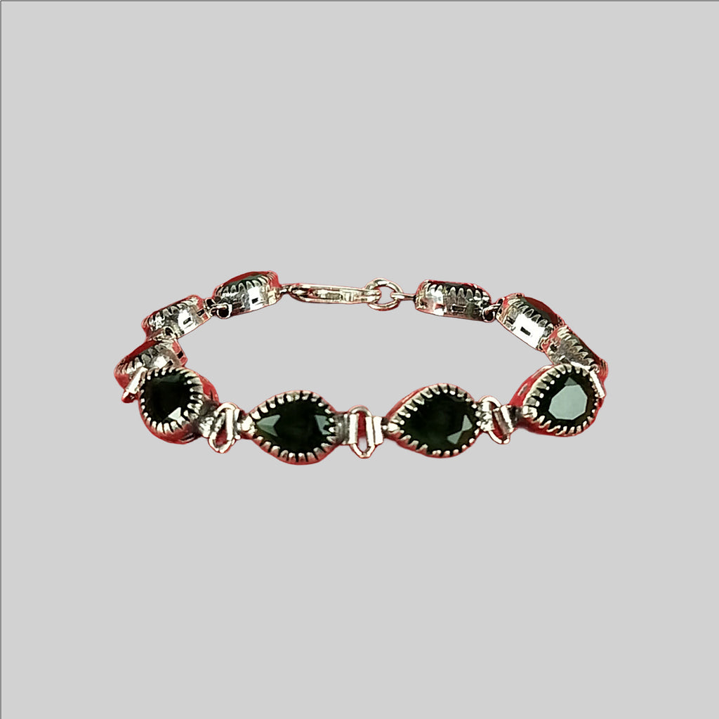 Marka Stone Silver Bracelet (Assorted)
