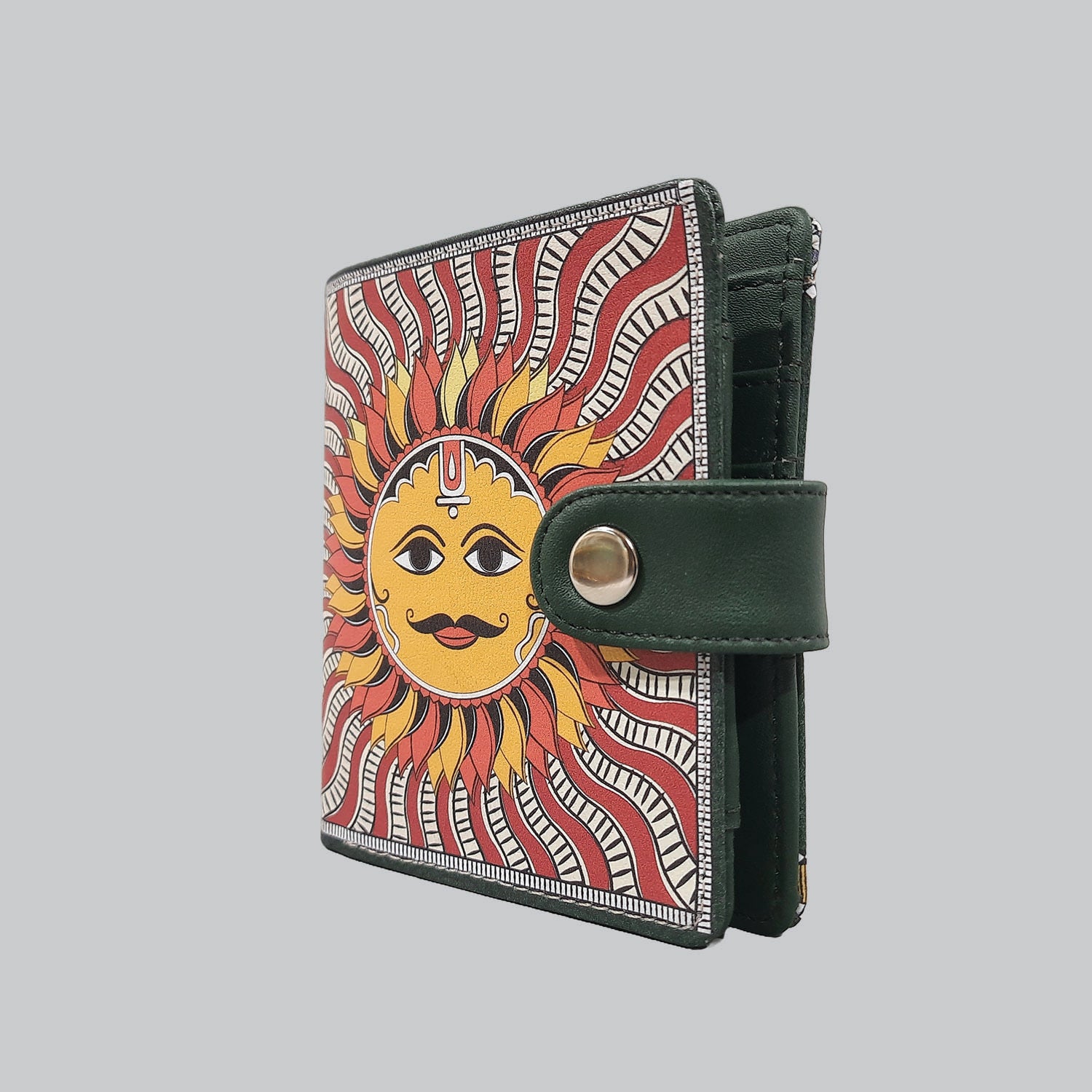 The Bombay Store Madhubani Square Wallet