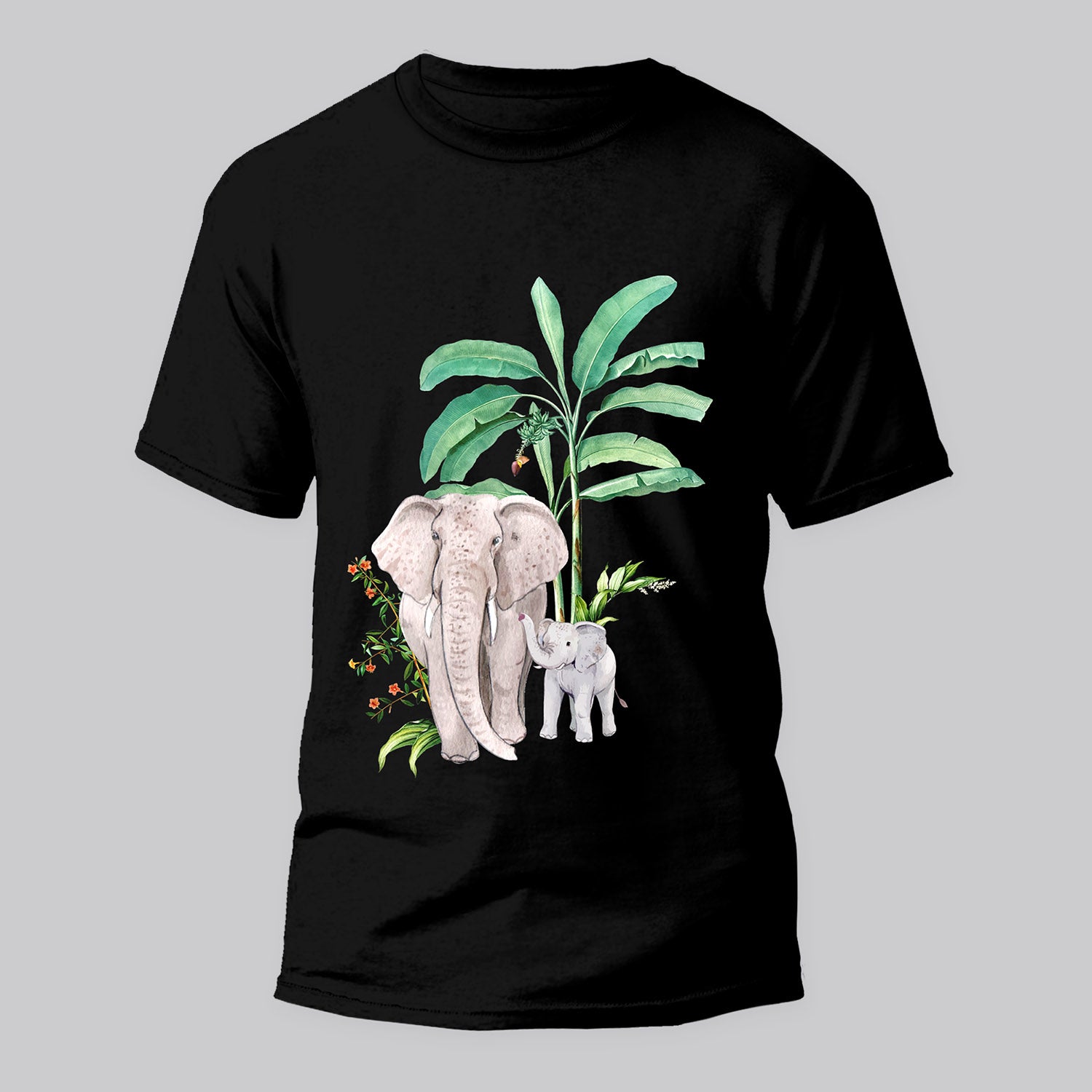 Elephant Design T-Shirt