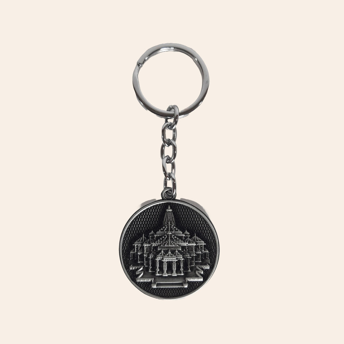 Arjun Reddy Keychain The Bombay Store Brass Ayodhya Temple & Jai Shri Ram Keychain