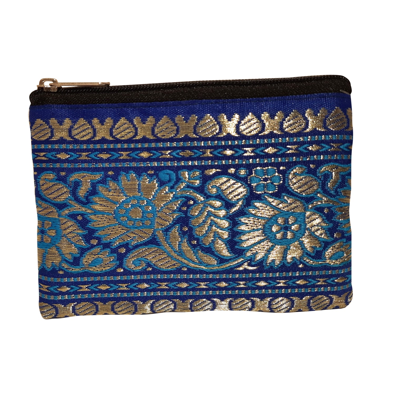 The Bombay Store Coin Pouch with Brocade Border