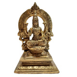 Load image into Gallery viewer, Brass Sitting Laxmi