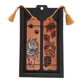 Load image into Gallery viewer, Wooden Bookmark Tiger Set of 2