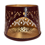 Load image into Gallery viewer, Iron Votive Holder Cutwork in Red 4 in