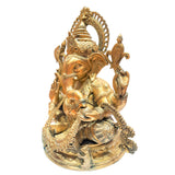Load image into Gallery viewer, Brass Ganesh Sitting Jewellery Emblished 20 In