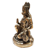 Afbeelding in Gallery-weergave laden, Brass Sitting Hanuman in Antique Finish 12 in