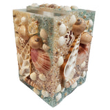 Afbeelding in Gallery-weergave laden, Lamp with Seashell Work in Square Shape
