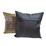 Load image into Gallery viewer, Art Silk Cushion Cover 16 x 16 in - Set of 2 (Assorted Colour &amp; Design)