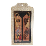 गैलरी व्यूवर में इमेज लोड करें, Wooden Bookmark Radha Krishna Set of 2