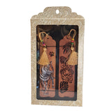 Load image into Gallery viewer, Wooden Bookmark Tiger Set of 2