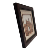 गैलरी व्यूवर में इमेज लोड करें, Gateway of India Wooden Art Frame 8 x 8 in