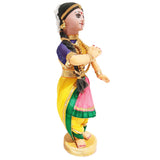 Afbeelding in Gallery-weergave laden, Doll Dancer Bharatnatyam Standing 9 in (Assorted Colours)