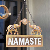 गैलरी व्यूवर में इमेज लोड करें, Namaste Handpainted Wall Hanging