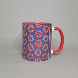 Load image into Gallery viewer, Ajrakh Coffee Mugs Set of 2 (300 ml each)