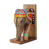 Afbeelding in Gallery-weergave laden, Wooden Elephant Face Bookend