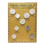 Load image into Gallery viewer, 9 Indian Commemorative Coins (Assorted coin designs)