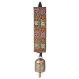 Load image into Gallery viewer, Cow Door Bell with Kantha Embroidery on Belt