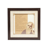 Afbeelding in Gallery-weergave laden, Rabindranath Tagore Wood Art Frame 10 in x 10 in