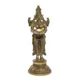 Load image into Gallery viewer, Brass Deep Laxmi Small 8 in