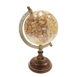 Afbeelding in Gallery-weergave laden, Antique Globe with Wooden Base