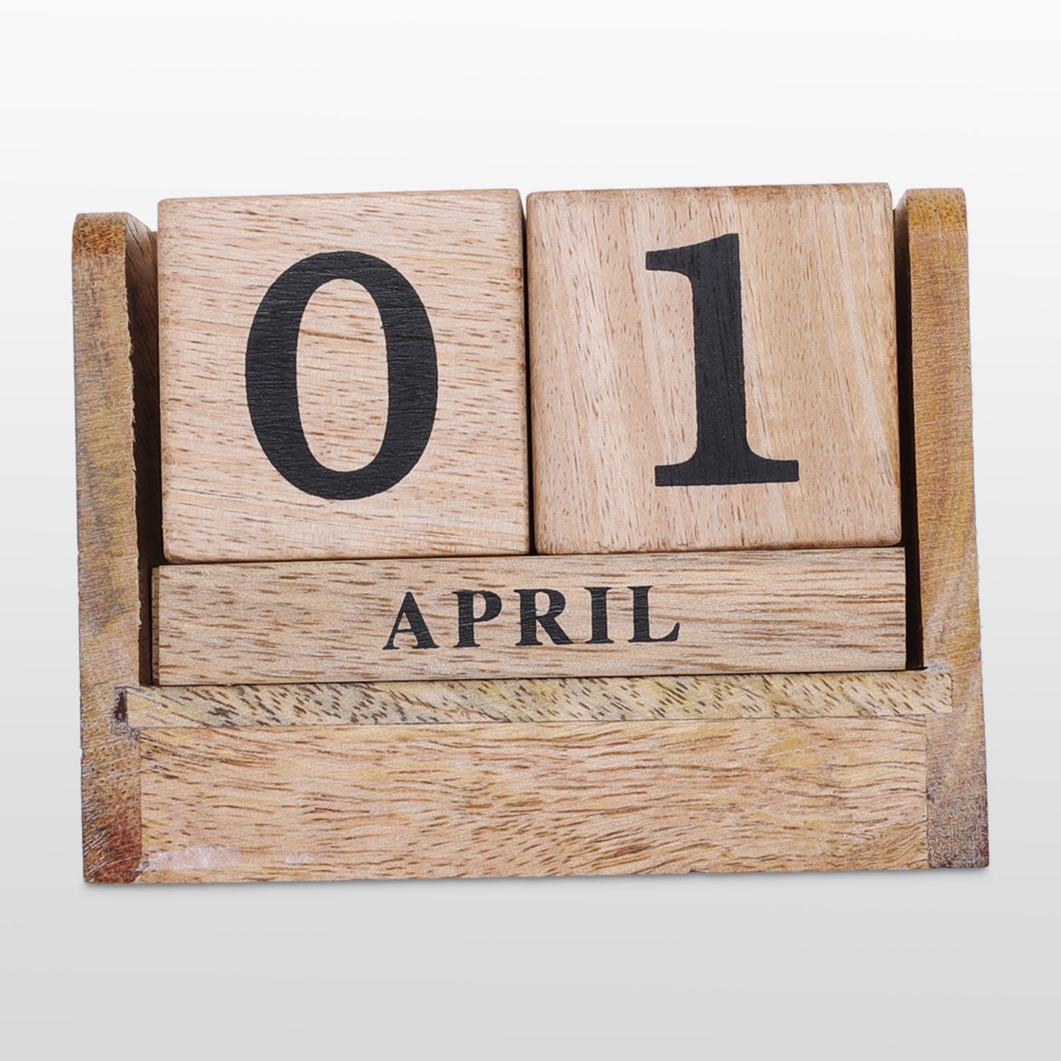 The Bombay Store Wooden Calendar Box