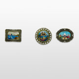Load image into Gallery viewer, Fridge Magnet Set of 3 in Metal