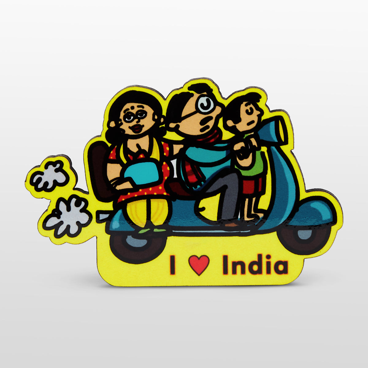 The Bombay Store Indian Scooter Fridge in MDF