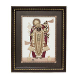 Afbeelding in Gallery-weergave laden, Shrinathji Wood Art Frame Big 20 in x 24 in