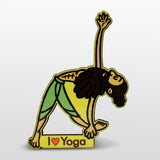Load image into Gallery viewer, Indian Yogi Green Fridge Magnet in MDF